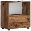 vidaXL Badkamerkastenset TULUM Oud Hout 60 x 34 x 63 cm Bewerkt hout