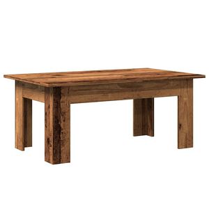 vidaXL Salontafel 100x60x42 cm bewerkt hout oud houtkleurig