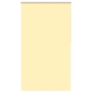 vidaXL Rolgordijn verduisterend 140x210 cm stofbreedte 136,6 cm geel