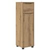 vidaXL Badkamer Kast Artisan Eiken 30,5 x 30 x 101 cm Bewerkt hout