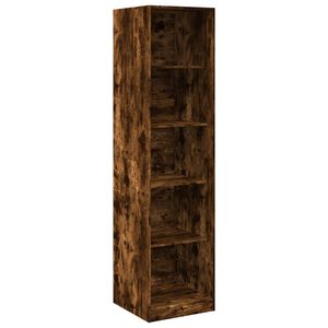 vidaXL Kledingkast 50x50x200 cm bewerkt hout gerookt eikenkleurig