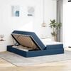 vidaXL Opbergbed met matras met matras Blauw 180 x 200 cm Polyester