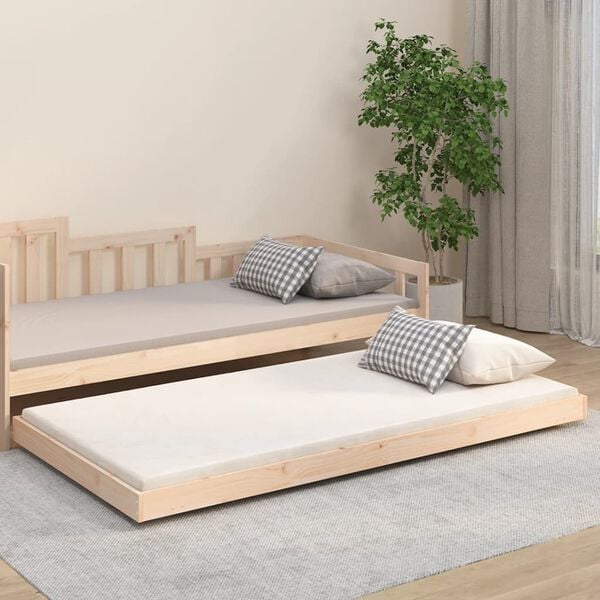 vidaXL Bedframe zonder matras massief grenenhout 80x200 cm