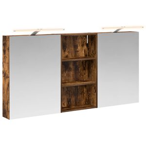 vidaXL Badkamerkastenset 3 pcs 140 x 14,5 x 70 cm Bewerkt hout