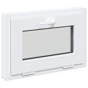 vidaXL Kelderraam RISOR 60 x 40 cm PVC en helder vlak glas