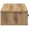 vidaXL Wandschap met lades 100x37,5x19cm bewerkt hout artisanaal eiken