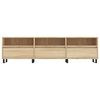 vidaXL Tv-meubel 150x30x44,5 cm bewerkt hout sonoma eikenkleurig