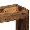 vidaXL Hoge kast 92x33x180 cm bewerkt hout oud houtkleurig
