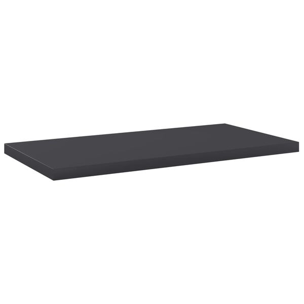 vidaXL Wandschappen 4 st 40x20x1,5 cm spaanplaat grijs