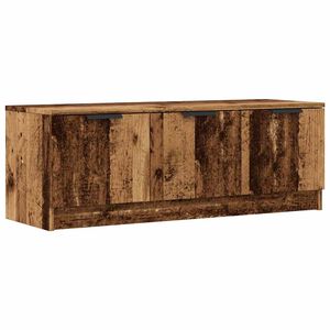 vidaXL Tv-meubel 102x35x36,5 cm bewerkt hout oud houtkleurig