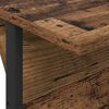 vidaXL Tijdschrift Rek Oudhout 68 x 40 x 123.5 cm Bewerkt hout