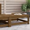 vidaXL Tuinvoetenbank 70x70x30 cm massief grenenhout honingbruin