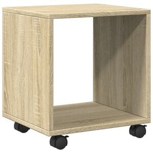 vidaXL Rolkast 37x33x42,5 cm bewerkt hout sonoma eikenkleurig