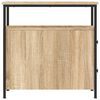 vidaXL Nachtkastjes 2 st 30x60x60 cm bewerkt hout sonoma eikenkleurig