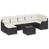 vidaXL Tuin Sofa Set 8 st Poly riet
