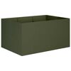 vidaXL Plantenbak Olijfgroen 120 x 80 x 60 cm Koudgewalst staal