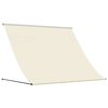 vidaXL Luifel uittrekbaar 250x150 cm stof en staal cr&egrave;mekleurig