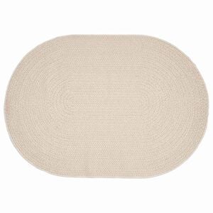 vidaXL Vloerkleed ZIZUR Cr&egrave;mekleurig 200 x 140 cm Polypropyleen
