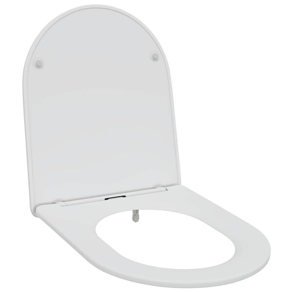 vidaXL Toiletzitting Wit 47 x 36 x 3,4 cm Duroplast