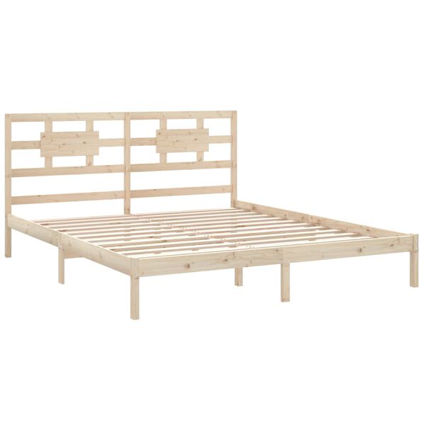 vidaXL Bedframe massief hout 180x200 cm