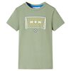 Kindershirt 128 lichtkakikleurig