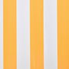 vidaXL Luifeldoek 3,5x2,5 m canvas oranje en wit