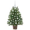vidaXL Kunstkerstboom met 150 LED met standaard Groen 95 cm PE en PVC