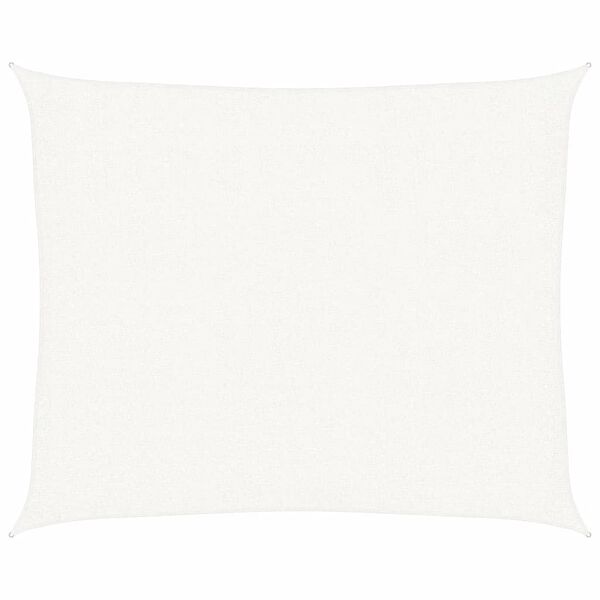 vidaXL Zonnezeil 160 g/m² 2,5x3 m HDPE wit