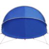 vidaXL Pooldome Blauw 405 x 405 x 192 cm 185T polyester met PU-coating