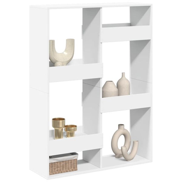 vidaXL Kamerscherm 100x33x135 cm bewerkt hout wit