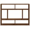 vidaXL Wandschap 75x16x55 cm bewerkt hout bruin eikenkleur