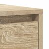 vidaXL Dressoir 29,5x34x76 cm bewerkt hout sonoma eikenkleurig