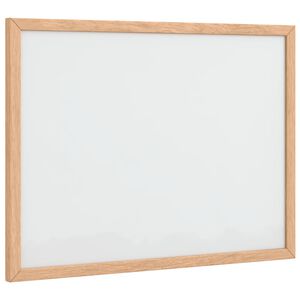 vidaXL Magnetisch whiteboard met massief grenenhouten frame 40x30 cm