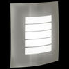 vidaXL Buiten Wandlamp 2 pcs Zilver 23.5 x 9 x 26 cm
