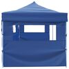 vidaXL Vouwtent pop-up met 5 zijwanden 3x9 m blauw