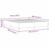 vidaXL Boxspringbed Donkergrijs 180 x 200 cm Fluweel
