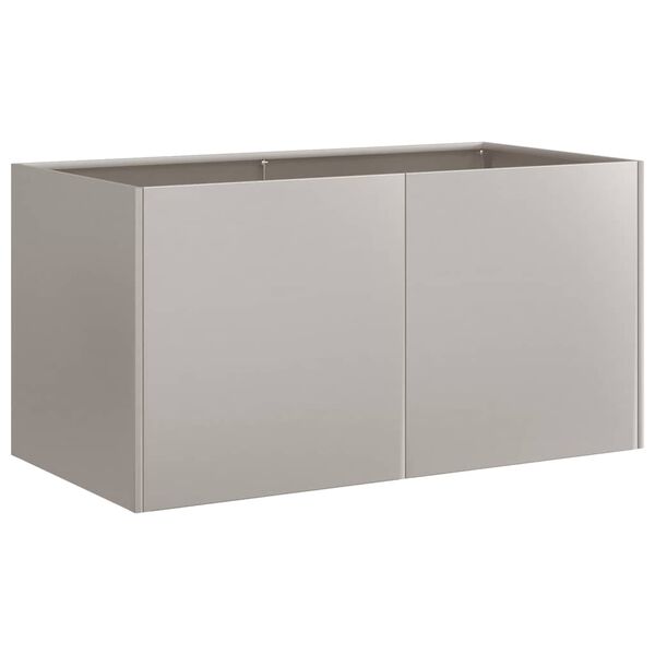 vidaXL Plantenbak roestig 80x40x40 cm weervast staal