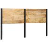 vidaXL Hoofdeinde 180 cm massief hout mango en ijzer