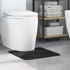 vidaXL Antislip Badmat met Toilet Cut Donkergrijs 50 x 50 cm PP