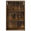 vidaXL Badkamer wandkast met plank Gerookte Eik 40 x 16 x 62,5 cm