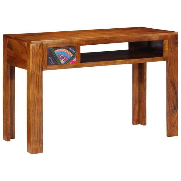 vidaXL Schrijfbureau met lade met opslag Bruin 110 x 50 x 73 cm