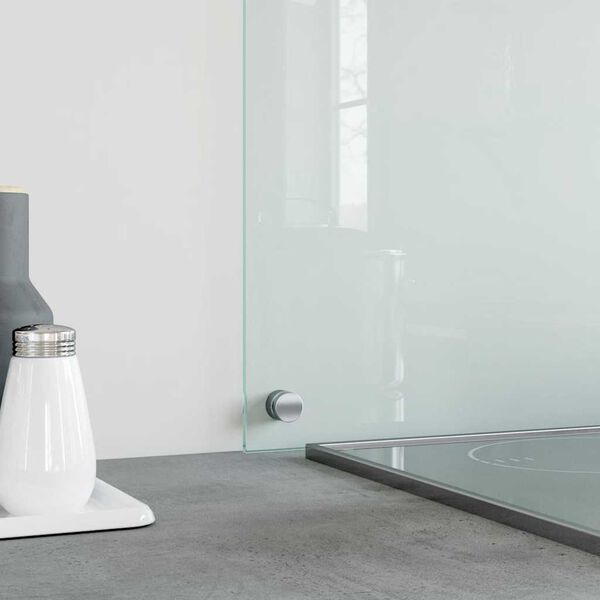 vidaXL Spatschermen keuken 2 st 70x40 cm gehard glas transparant