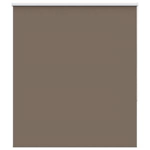vidaXL Rolgordijn verduisterend koffie 140x175 cm stofbreedte 136,6 cm