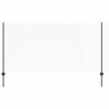vidaXL zeshoekig gaasgek met palen 100 x 1,2 m PVC-Coated Staal Groen