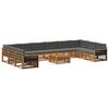 vidaXL Sofa-Sets 11 st Massief Acaciahout