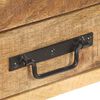 vidaXL Dressoir 120x30x75 cm massief ruw mangohout