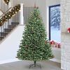 vidaXL Kunstmatige Inklapbare Kerstboom Groen 270 cm PVC en Metaal