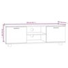 vidaXL Tv-meubel 120x40,5x35 cm bewerkt hout gerookt eikenkleurig