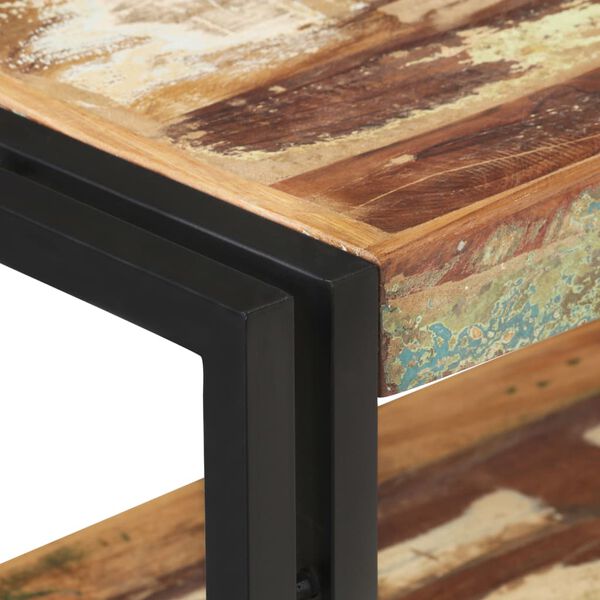 vidaXL Wandtafel 150x30x75 cm massief gerecycled hout