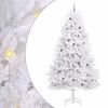 vidaXL Kunstkerstboom Wit 138 x 138 x 300 cm PVC en Metaal